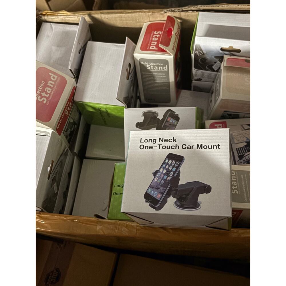 360 rotational Long Neck One-Touch car mount phone holder